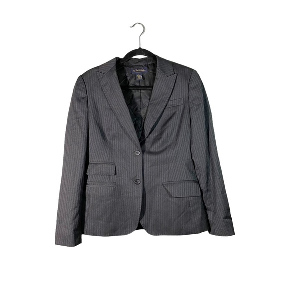 Brooks Brothers Jackets & Blazers - Brooks Brothers 100% Wool Striped Office Business Blazer Suit Jacket Size 8